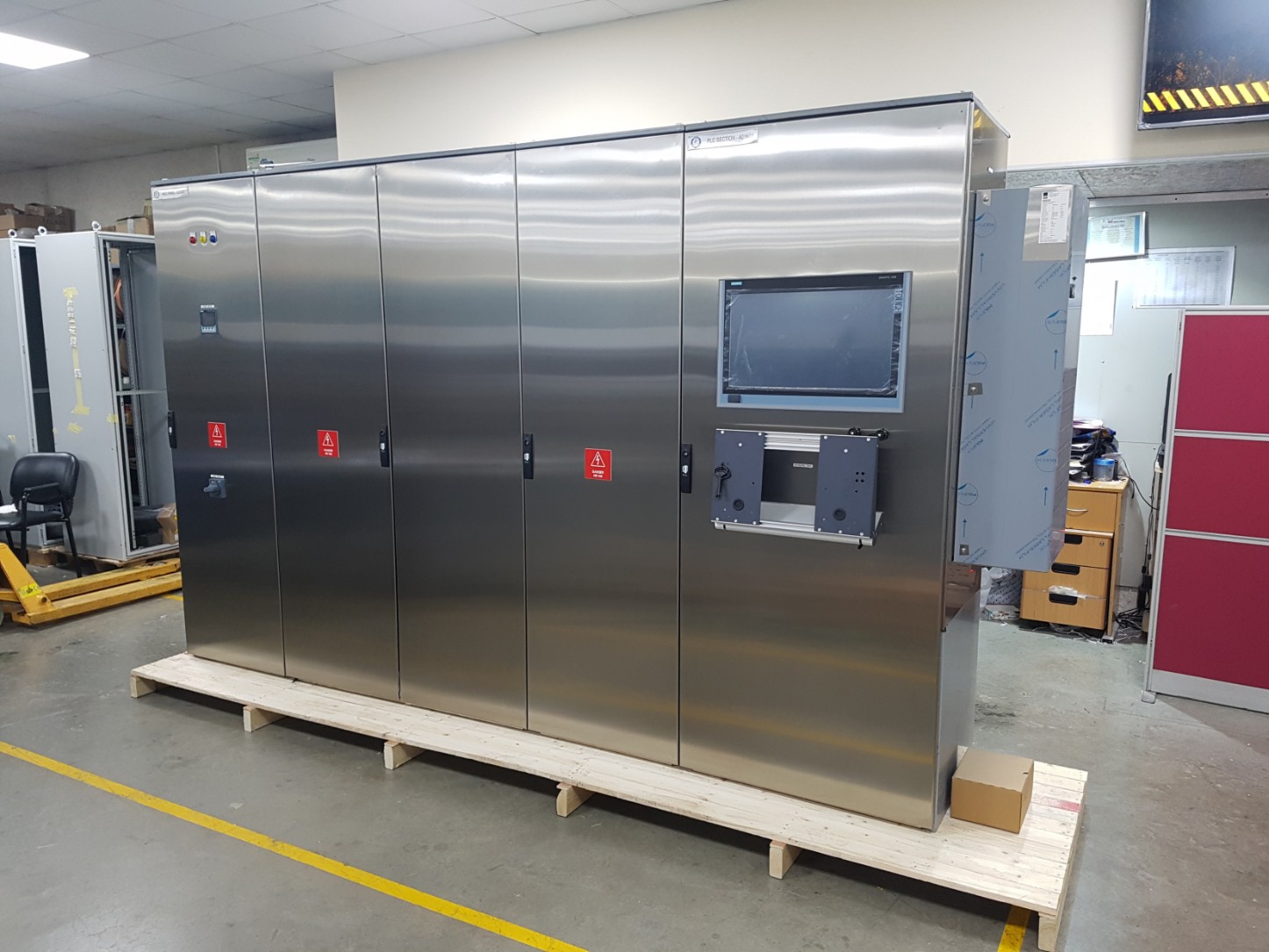 stainless steel and FRP control panel 
